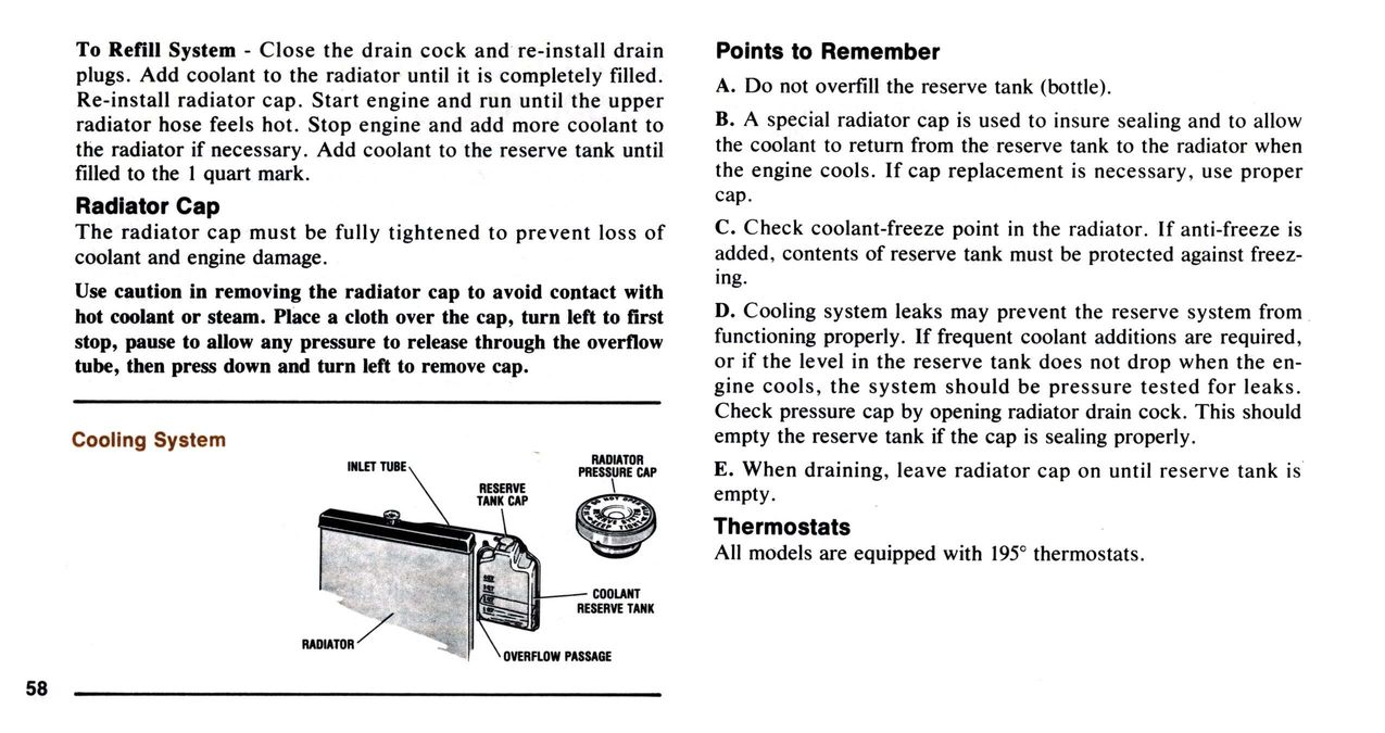 1976 Chrysler Owners Manual Page 56